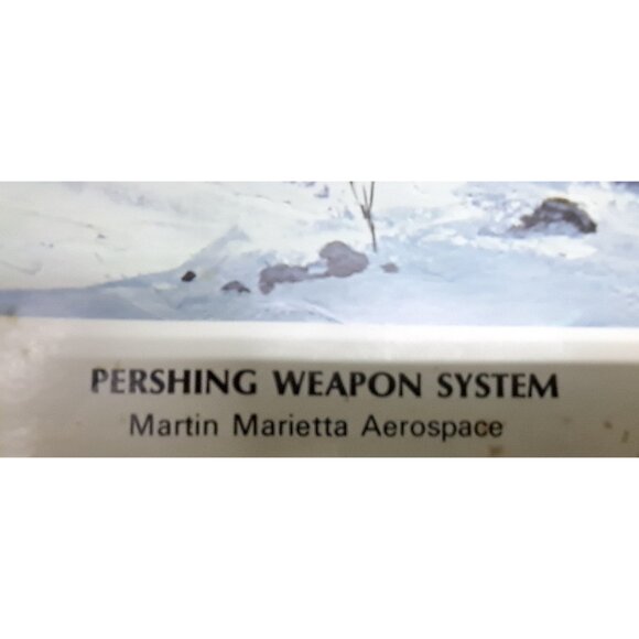 Martin Marietta Aerospace Vintage Perishing Weapon System Art Print 16" x 20" - Picture 3 of 4